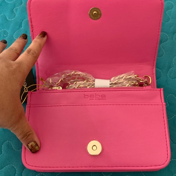 NWT. Bebe Pink Crossbody bag - Picture 16 of 16